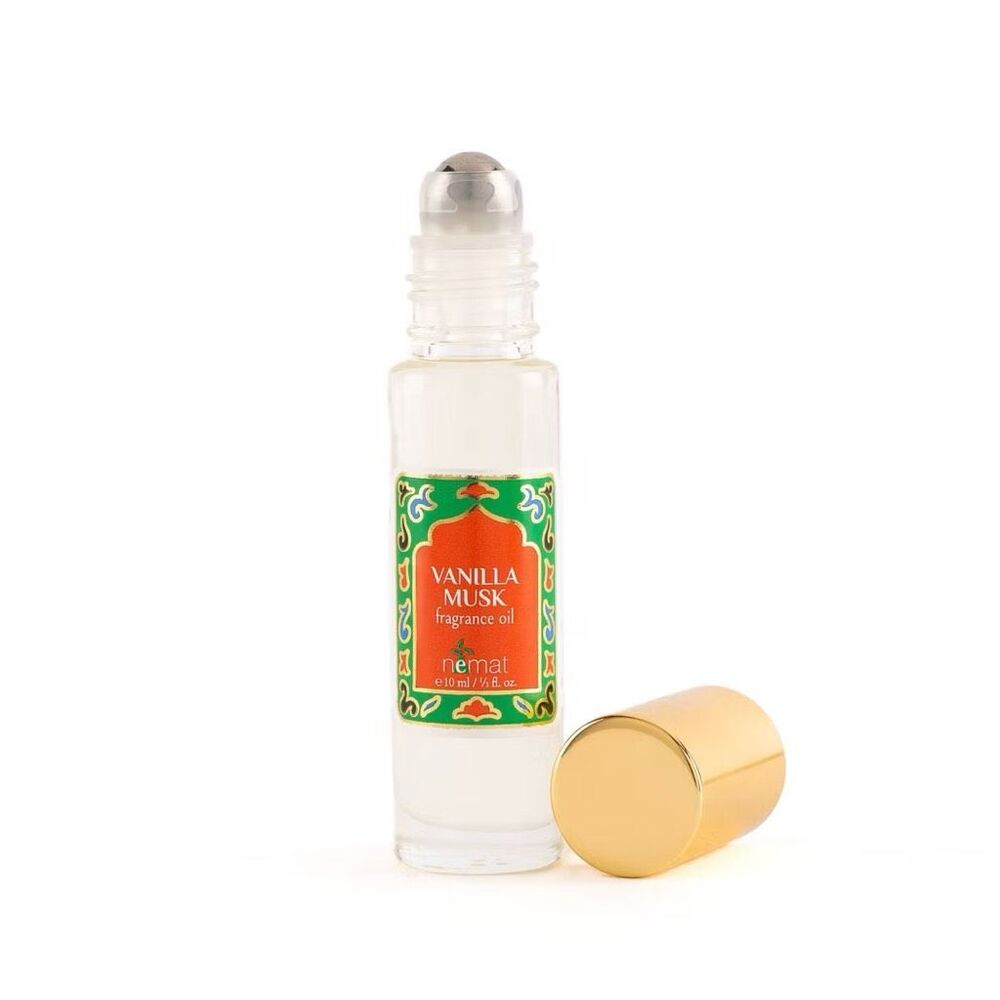Nemat International Inc Vanilla Musk Fragrance Oil Roll-On Glass Bottle 10 mL